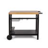 Chariot de Cuisine Noir/Bois GS131