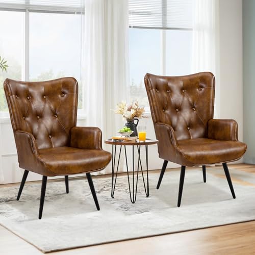 Ckaff Lot de 2 Fauteuils Relax Scandinaves Ckaff Lot de 2 Fauteuils Relax Scandinaves