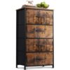 Coleshome Petite Commode Adulte avec 4 Tiroirs