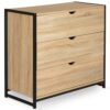 Commode 3 tiroirs Detroit Design Industriel