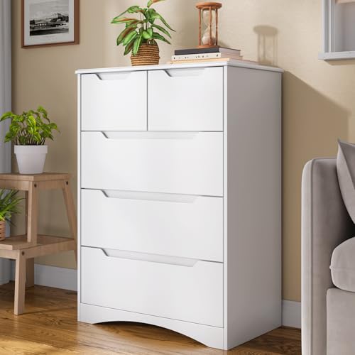 Commode à 5 Tiroirs Élégante et Pratique Commode à 5 Tiroirs Élégante et Pratique