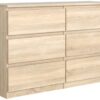 Commode Meble Masztalerz avec 6 Tiroirs