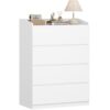 Commode moderne à 4 tirroirs Hzuaneri