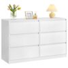 Commode Moderne Kailyn avec 6 Tiroirs Commode Moderne Kailyn avec 6 Tiroirs