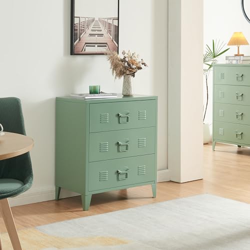 Commode Métallique avec 3 Tiroirs Commode Métallique avec 3 Tiroirs