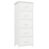 Commode Somdot à 5 Tiroirs en Tissu Commode Somdot à 5 Tiroirs en Tissu