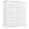 Commode Somdot avec 8 tiroirs en tissu