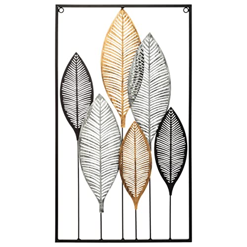 Déco Murale Feuilles en Métal Atmosphera Déco Murale Feuilles en Métal Atmosphera