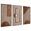 Décoration Murale Géométrique en Bois Décoration Murale Géométrique en Bois