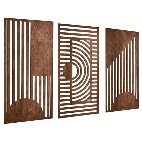 Décoration Murale Géométrique en Bois Décoration Murale Géométrique en Bois