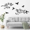 Décoration murale oiseaux en métal unique Décoration murale oiseaux en métal unique