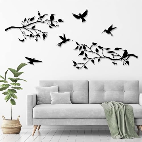 Décoration murale oiseaux en métal unique Décoration murale oiseaux en métal unique