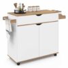 Desserte de cuisine COSY XXL blanche Desserte de cuisine COSY XXL blanche