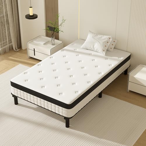 DEWINNER Matelas et Sommier 90x190cm