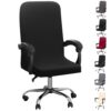 Dioxide Housse de Chaise de Bureau Noir Dioxide Housse de Chaise de Bureau Noir