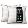 DREAMWAY Lot de 2 Oreillers Carrés 60x60 cm