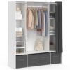 Dressing double penderie DIANE moderne Dressing double penderie DIANE moderne
