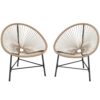 Ensemble de 2 Fauteuils de Jardin Acapulco Ensemble de 2 Fauteuils de Jardin Acapulco