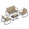 Ensemble de Mobilier de Jardin SONGMICS