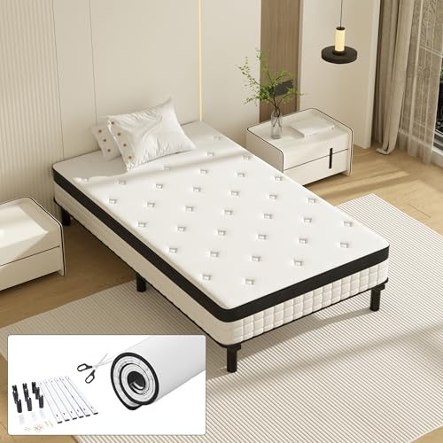 Ensemble Matelas et Sommier TEENO 90x190cm