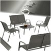 Ensemble Salon de Jardin 4 Personnes