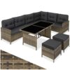 Ensemble Salon de Jardin Modulable en Rotin
