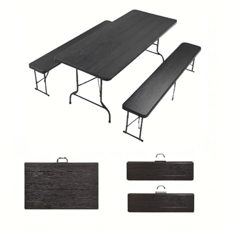Ensemble Table et Bancs Pliants de Jardin Ensemble Table et Bancs Pliants de Jardin