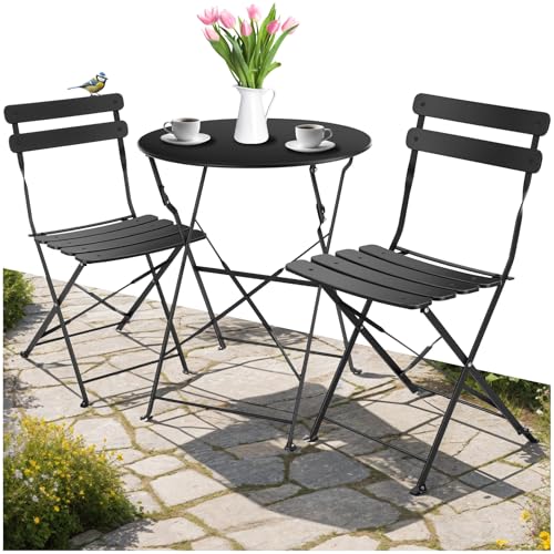 Ensemble Table Ronde et Chaises Pliantes Ensemble Table Ronde et Chaises Pliantes