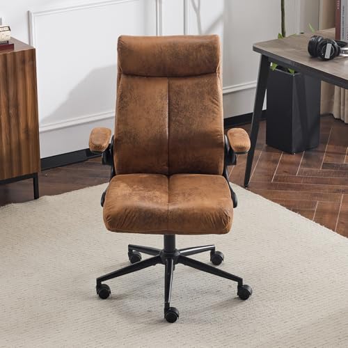 Fauteuil de Bureau Confortable Marron