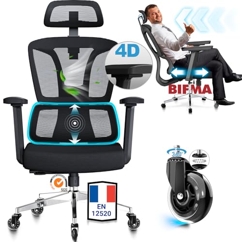 Fauteuil de Bureau Ergonomique MELOKEA