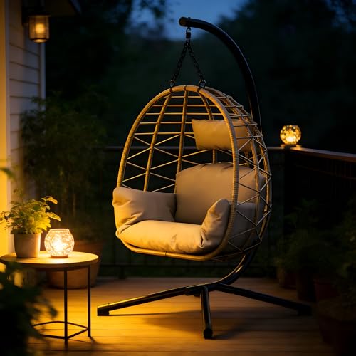 Fauteuil Suspendu Aria en Rotin Synthétique