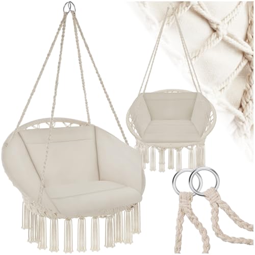 Fauteuil Suspendu Relax Beige Design Fauteuil Suspendu Relax Beige Design