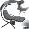 Fauteuil Suspendu Tectake avec Parasol Fauteuil Suspendu Tectake avec Parasol