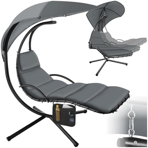 Fauteuil Suspendu Tectake avec Parasol Fauteuil Suspendu Tectake avec Parasol