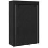 HOMCOM Armoire Penderie en Tissu Noir HOMCOM Armoire Penderie en Tissu Noir