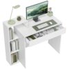 HOMCOM Bureau d'ordinateur avec Rangement