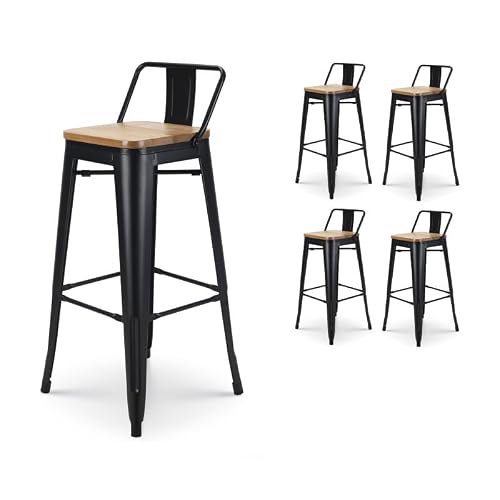 Kosmi Lot de 4 Tabourets de Bar Kosmi Lot de 4 Tabourets de Bar