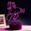 Lampe 3D Cheval Illusion Optique Lampe 3D Cheval Illusion Optique