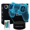Lampe 3D Gamer avec Télécommande