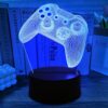 Lampe 3D Gaming Rechargeable avec Télécommande Lampe 3D Gaming Rechargeable avec Télécommande