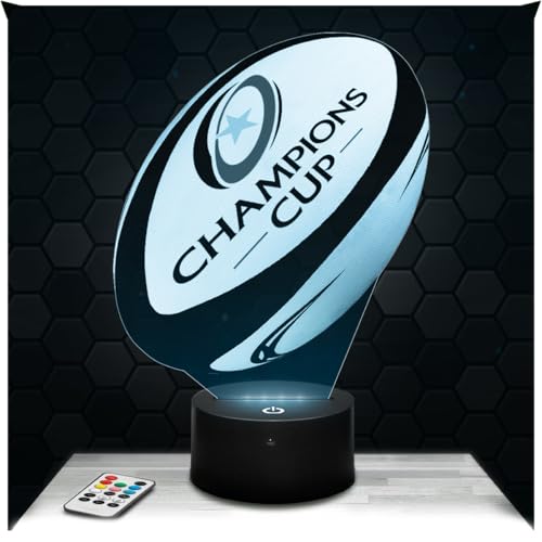 Lampe de chevet Ballon Rugby Champions Lampe de chevet Ballon Rugby Champions