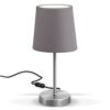 Lampe de chevet moderne en nickel mat Lampe de chevet moderne en nickel mat