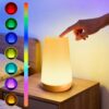 Lampe De Chevet Tactile Rechargeable 13 Couleurs Lampe De Chevet Tactile Rechargeable 13 Couleurs