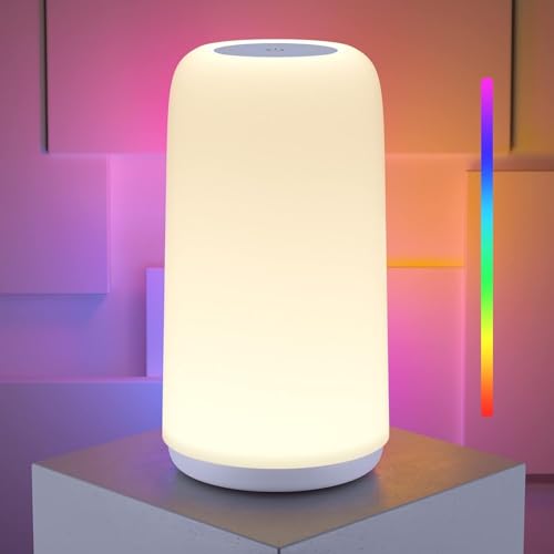 Lampe de Chevet Tactile RGB Dimmable Lampe de Chevet Tactile RGB Dimmable