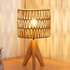 Lampe de Chevet Trépied en Bois Massif Lampe de Chevet Trépied en Bois Massif