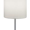Lampe de table Jerry en tissu blanc Lampe de table Jerry en tissu blanc
