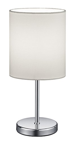 Lampe de table Jerry en tissu blanc Lampe de table Jerry en tissu blanc