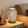 Lampe de Table Moderne E27 Blanc