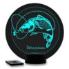 Lampe LED 3D Carpe Personnalisée Lampe LED 3D Carpe Personnalisée