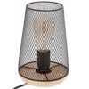 Lampe Zely en métal et bois Lampe Zely en métal et bois